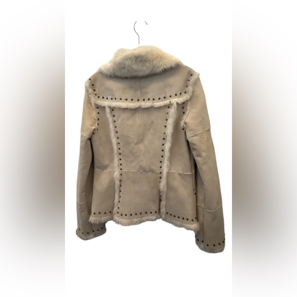 Rare Y2K Arden B Corduroy 100% Rabbit Fur Coat - Picture 11 of 14